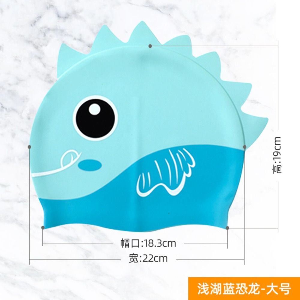Swim Hat Silicone - 긴 머리를 위한 실리콘 소재 귀