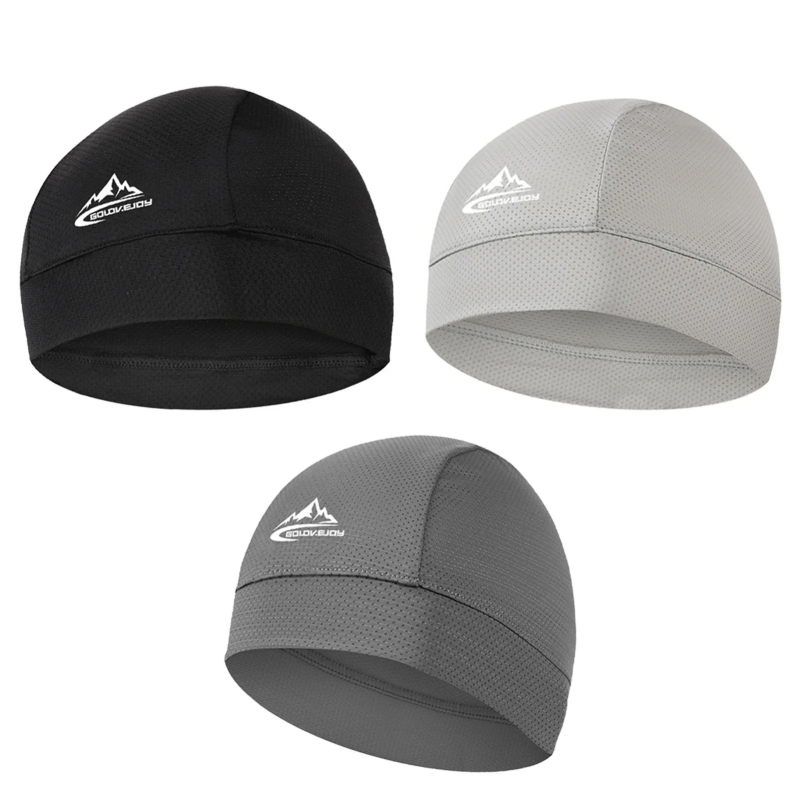 Skull Cap Helmet Liner - 여름용 아이스 실크 속건 통기성 메쉬