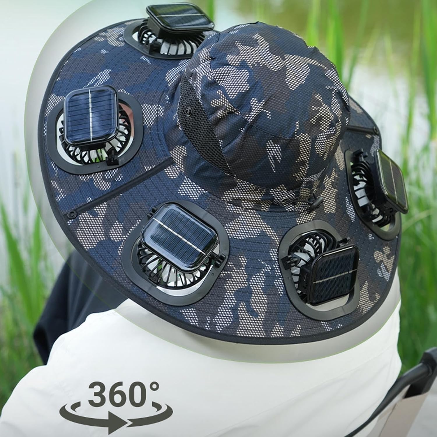 핫 6 팬 솔라 팬 모자 통기성 자외선 차단 넓은 챙  - Visor Sun Hat 리뷰 및 가격